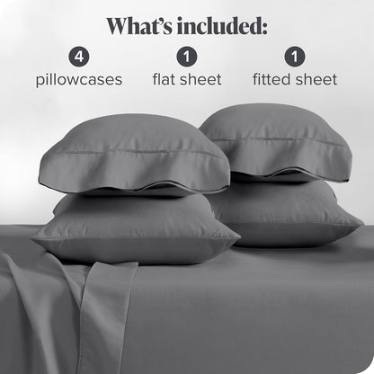 Hotel Luxury Queen Sheet Set, Extra Soft - 6 Piece Set 