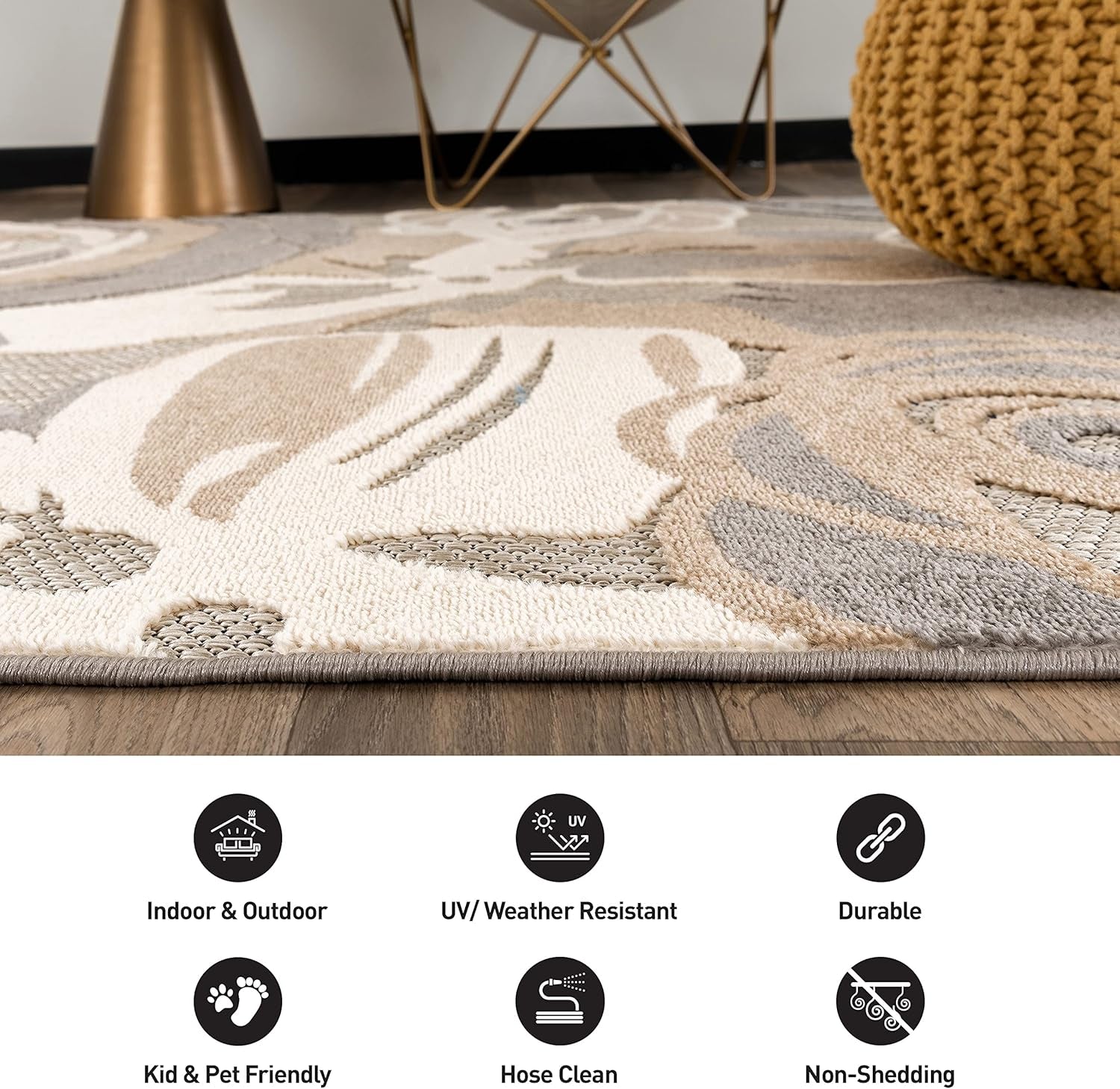 Ravenna Luxury Indoor/Outdoor Area Rug 