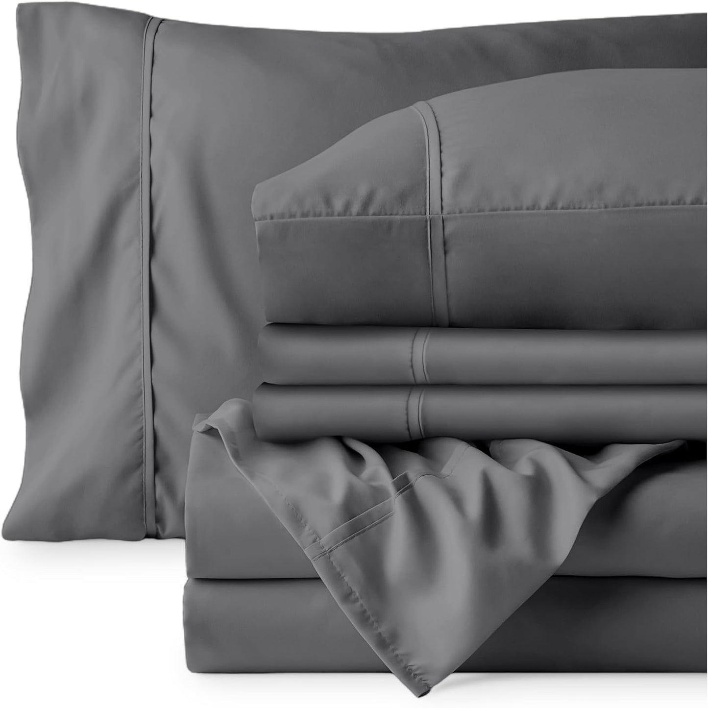 Hotel Luxury Queen Sheet Set, Extra Soft - 6 Piece Set 