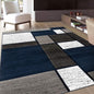 Contemporary Modern Boxes Area Rug 10' X 14' Navy